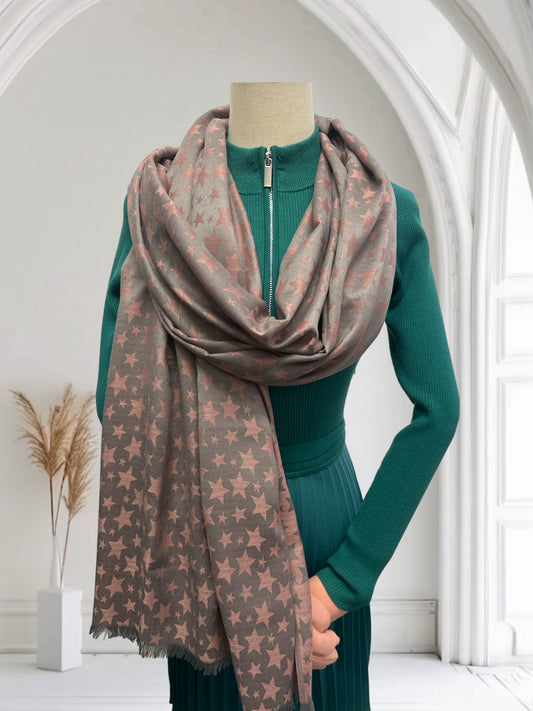 Stars Pattern Print Scarves Scarf Wrap