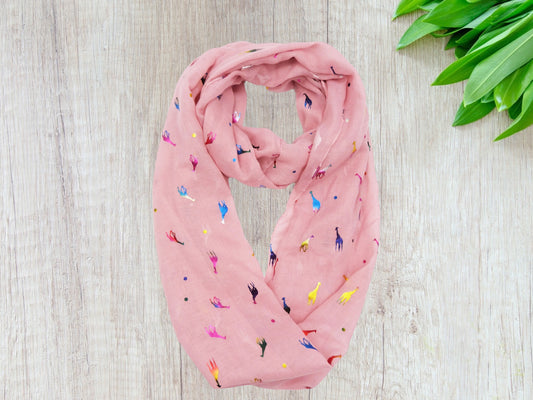 Glitter Shimmer Animal Giraffe Snood